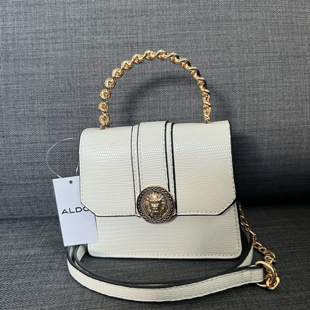 NWT ALDO MINI SATCHEL CROSSBODY HANDBAG PURSE WITH FLAP